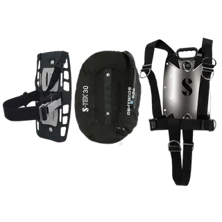 Scubapro S-Tek Pure System, Stainless Steel Backplate, Donut Wing 40 lb/18kg
